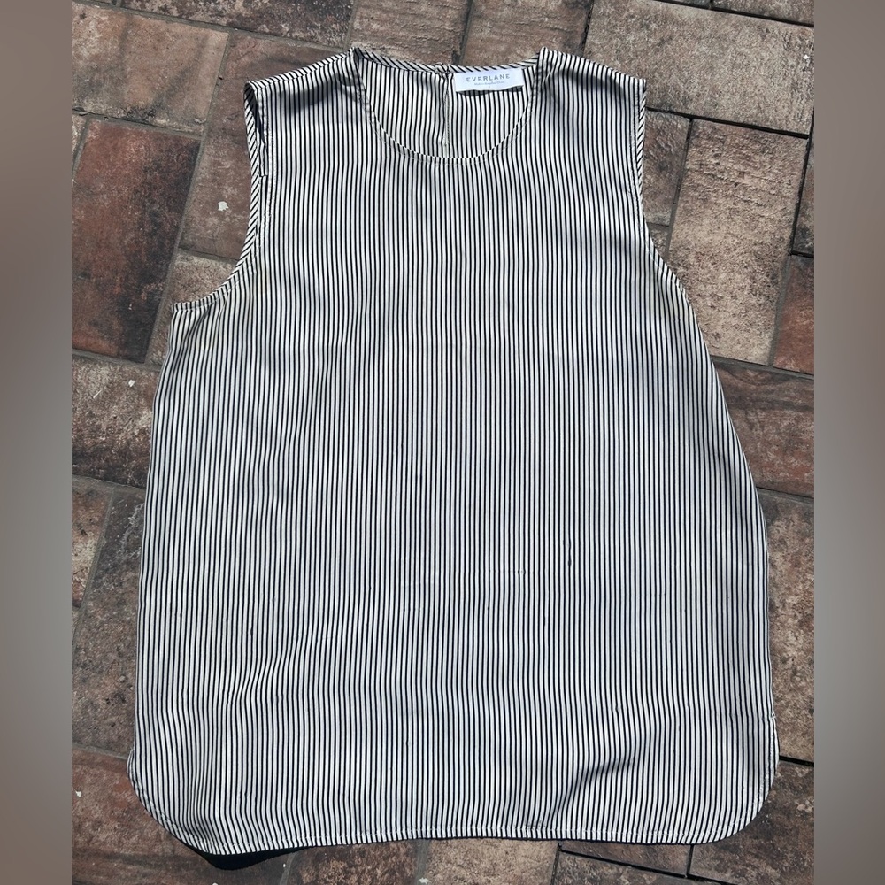 Everlane 100% Silk Sleeveless Tank Top